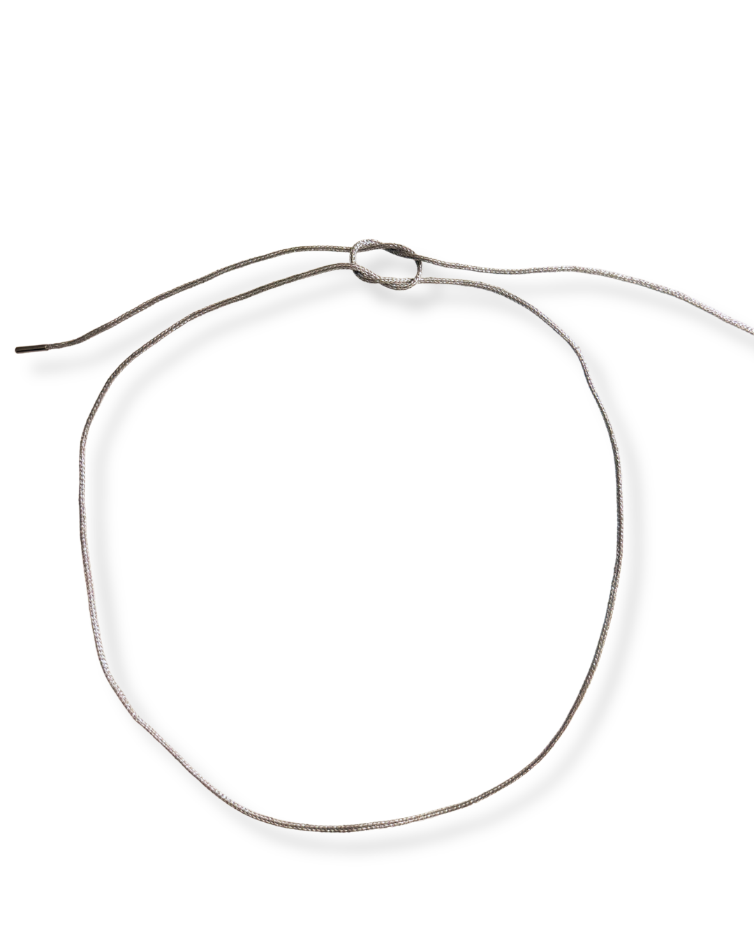 Olivia Cord Necklace - Silver