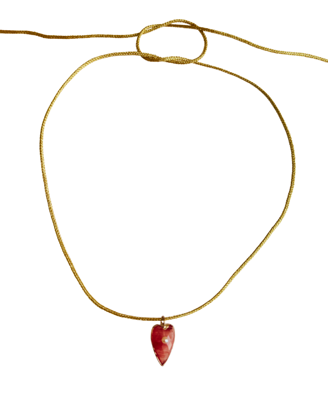 Olivia Cord Necklace - Silver